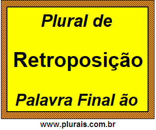 Plural de Retroposição