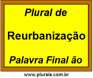 Plural de Reurbanização