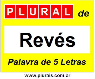 Plural de Revés