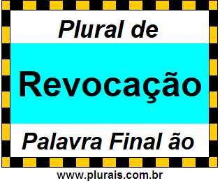 Plural de Revocação