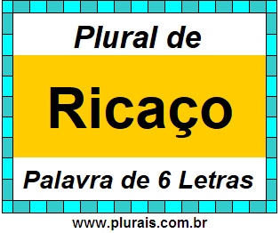 Plural de Ricaço