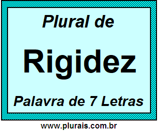 Plural de Rigidez