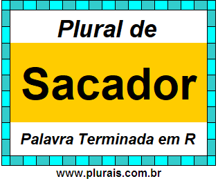 Plural de Sacador