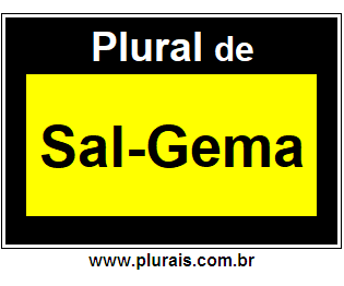 Plural de Sal-Gema