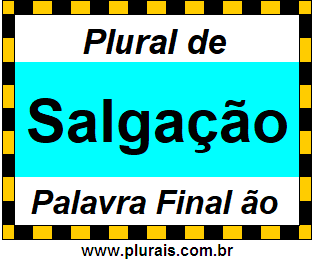 Plural de Salgação