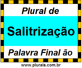 Plural de Salitrização