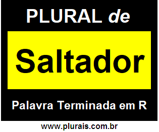 Plural de Saltador