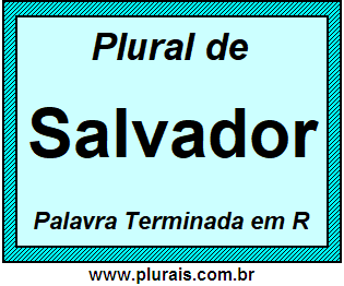Plural de Salvador