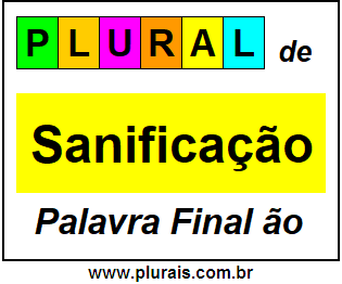 Plural de Sanificação