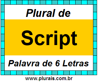 Plural de Script