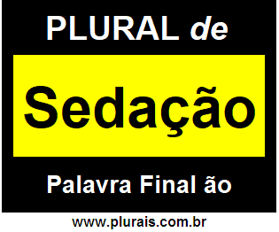 Plural de Sedação