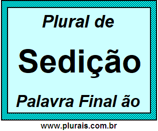 Plural de Sedição