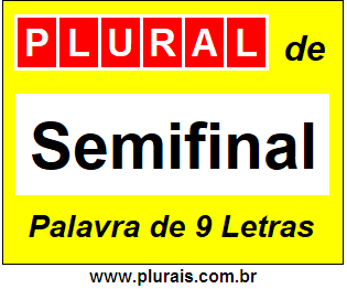 Plural de Semifinal