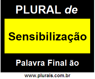 Plural de Sensibilização