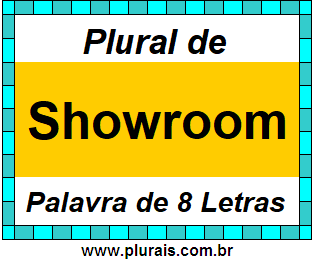 Plural de Showroom
