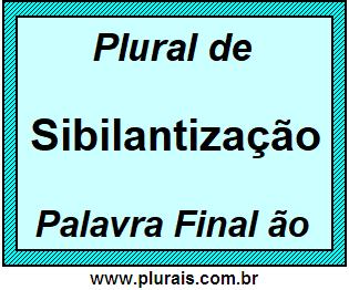 Plural de Sibilantização