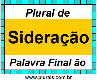 Plural de Sideração