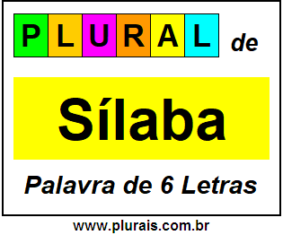 Plural de Sílaba