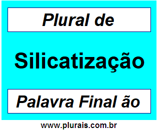 Plural de Silicatização