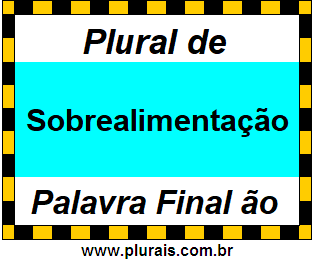 Plural de Sobrealimentação