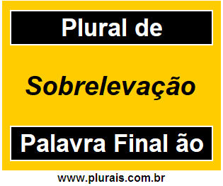 Plural de Sobrelevação