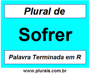 Plural de Sofrer