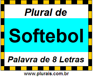 Plural de Softebol