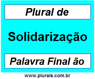 Plural de Solidarização