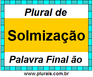 Plural de Solmização