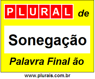 Plural de Sonegação