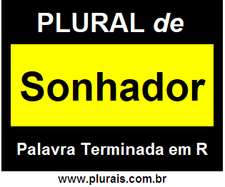 Plural de Sonhador