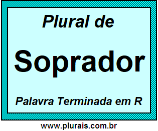 Plural de Soprador