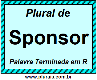 Plural de Sponsor