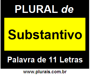 Plural de Substantivo