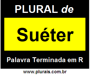 Plural de Suéter