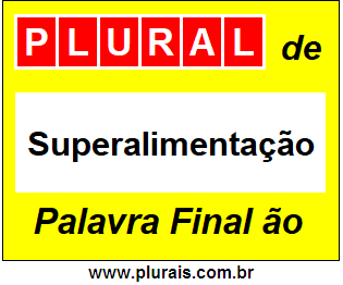 Plural de Superalimentação