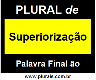 Plural de Superiorização