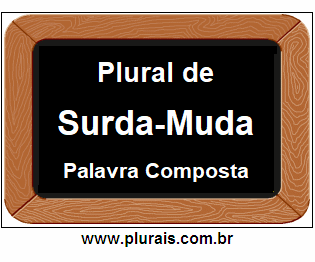 Plural de Surda-Muda