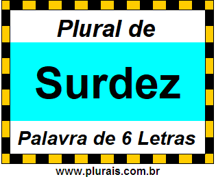 Plural de Surdez