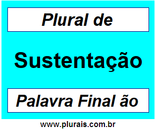 Plural de Sustentação