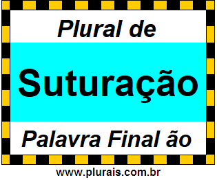 Plural de Suturação