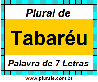 Plural de Tabaréu