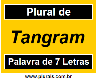 Plural de Tangram