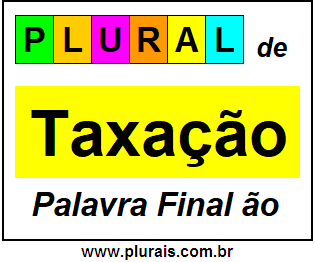 Plural de Taxação