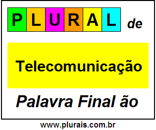 Plural de Telecomunicação