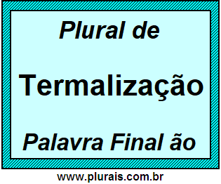 Plural de Termalização