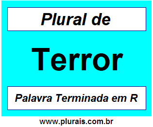 Plural de Terror