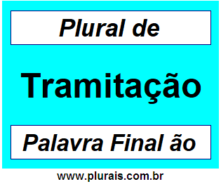 Plural de Tramitação