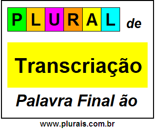 Plural de Transcriação