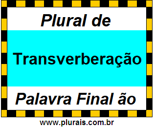 Plural de Transverberação